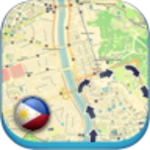 philippines map android application logo